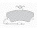 Sada brzdových destiček, kotoučová brzda FERODO FDB880