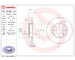 Brzdový kotúč BREMBO 08.5086.34