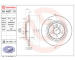 Souprava brzd, koutocova brzda BREMBO KT 08 051