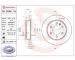 Souprava brzd, koutocova brzda BREMBO KT 10 057