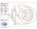 Brzdový kotúč BREMBO 08.N353.11