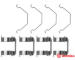 Sada prislusenstvi, oblozeni kotoucove brzdy BREMBO A 02 266