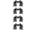 Sada prislusenstvi, oblozeni kotoucove brzdy BREMBO A 02 286