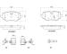 Sada brzdových platničiek kotúčovej brzdy BREMBO P 06 122