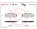 Sada brzdových destiček, kotoučová brzda BREMBO P 09 031