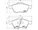 Sada brzdových destiček, kotoučová brzda BREMBO P 83 043