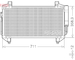 Kondenzátor, klimatizace DENSO DCN45011