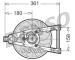 Ventilátor chladenia motora DENSO DER09011