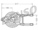 Větrák, chlazení motoru DENSO DER09012