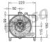 Větrák, chlazení motoru DENSO DER16002