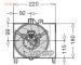 Větrák, chlazení motoru DENSO DER16003