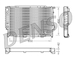 Chladič, chlazení motoru DENSO DRM05054