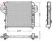 Chladič, chlazení motoru DENSO DRM06033