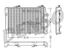 Chladič, chlazení motoru DENSO DRM17073