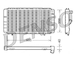 Chladič, chlazení motoru DENSO DRM23021