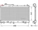 Chladič, chlazení motoru DENSO DRM36024