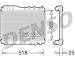 Chladič, chlazení motoru DENSO DRM40027