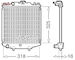 Chladič, chlazení motoru DENSO DRM47029