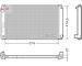 Chladič motora DENSO DRM50151