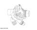 Termostat, chladivo BorgWarner (Wahler) 410766.103D0