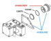 Termostat, chladivo BorgWarner (Wahler) 410828.86D