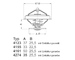 Termostat, chladivo BorgWarner (Wahler) 4274.92D