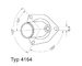 Termostat, chladivo BorgWarner (Wahler) 4164.92D