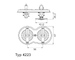 Termostat chladenia BorgWarner (Wahler) 4223.83D