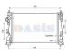 Chladič, chlazení motoru AKS DASIS 010031N