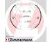Sada brzdových čelistí, parkovací brzda ZIMMERMANN 10990.128.9