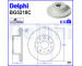 Brzdový kotúč DELPHI BG5218C