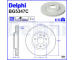 Brzdový kotouč DELPHI BG5347C