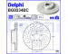 Brzdový kotúč DELPHI BG9234BC