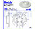 Brzdový kotúč DELPHI BG9607C