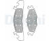 Sada brzdových destiček, kotoučová brzda DELPHI LP1163