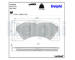 Sada brzdových platničiek kotúčovej brzdy DELPHI LP3629