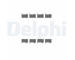 Sada prislusenstvi, oblozeni kotoucove brzdy DELPHI LX0226