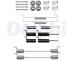 Sada příslušenství, brzdové čelisti DELPHI LY1171