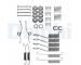 Sada příslušenství, brzdové čelisti DELPHI LY1190