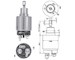 Elektromagnetický spínač, startér MAGNETI MARELLI 940113050128