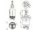 Elektromagnetický spínač, startér MAGNETI MARELLI 940113050255