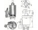 Elektromagnetický spínač, startér MAGNETI MARELLI 940113050292