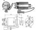 Elektromagnetický spínač pre żtartér MAGNETI MARELLI 940113050481