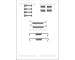 Sada prislusenstvi, parkovaci brzdove celisti TRISCAN 8105 102602
