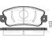 Sada brzdových destiček, kotoučová brzda TRISCAN 8110 15505