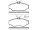 Sada brzdových destiček, kotoučová brzda TRISCAN 8110 17014