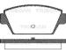 Sada brzdových destiček, kotoučová brzda TRISCAN 8110 42909