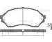 Sada brzdových destiček, kotoučová brzda TRISCAN 8110 50001