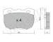 Sada brzdových destiček, kotoučová brzda METELLI 22-0177-1