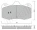 Sada brzdových destiček, kotoučová brzda METELLI 22-0392-0